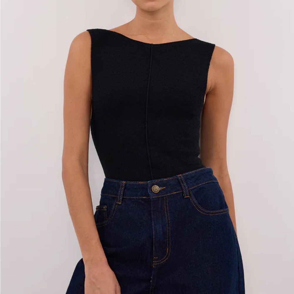 NWT DISSH Black Tank Top